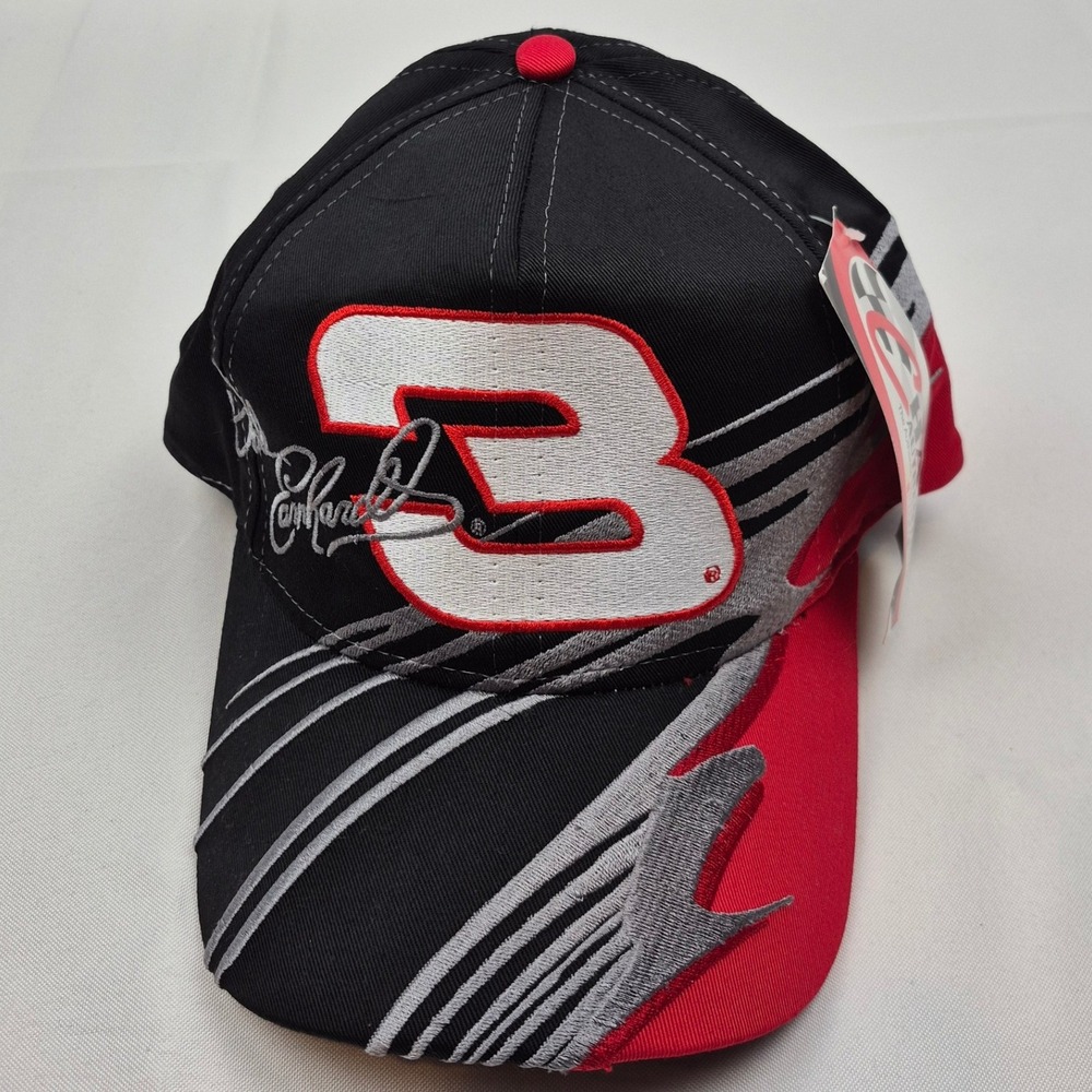 Dale Earnhardt #3 Goodwrench NASCAR Hat Cap Chase Authentics Racing Black NWT